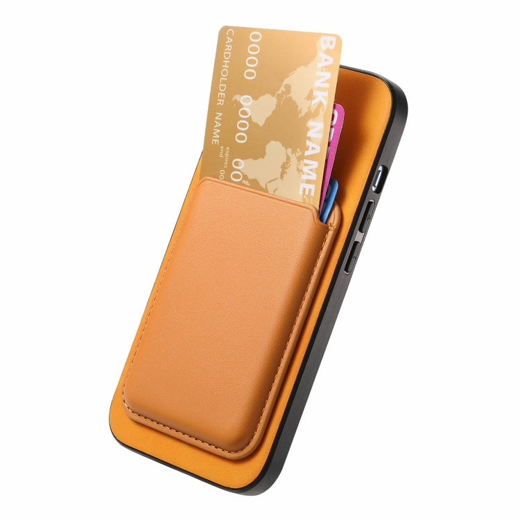Retro Magsafe Card Bag PU Back Cover Phone Case, For iPhone 16 Pro, For iPhone 16 Plus, For iPhone 16