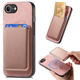 Retro Magsafe Card Bag PU Back Cover Phone Case, For iPhone 17e / 16e, For iPhone 17 Pro Max, For iPhone 17 Pro, For iPhone 17, For iPhone Air, For iPhone 16 Pro Max