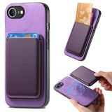 Retro Magsafe Card Bag PU Back Cover Phone Case, For iPhone 17e / 16e, For iPhone 17 Pro Max, For iPhone 17 Pro, For iPhone 17, For iPhone Air, For iPhone 16 Pro Max
