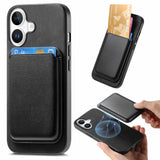 Retro Magsafe Card Bag PU Back Cover Phone Case, For iPhone 17e / 16e, For iPhone 17 Pro Max, For iPhone 17 Pro, For iPhone 17, For iPhone Air, For iPhone 16 Pro Max