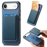 Retro Magsafe Card Bag PU Back Cover Phone Case, For iPhone 17e / 16e, For iPhone 17 Pro Max, For iPhone 17 Pro, For iPhone 17, For iPhone Air, For iPhone 16 Pro Max
