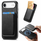 Retro Magsafe Card Bag PU Back Cover Phone Case, For iPhone 17e / 16e, For iPhone 17 Pro Max, For iPhone 17 Pro, For iPhone 17, For iPhone Air, For iPhone 16 Pro Max