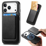 Retro Magsafe Card Bag PU Back Cover Phone Case, For iPhone 17e / 16e, For iPhone 17 Pro Max, For iPhone 17 Pro, For iPhone 17, For iPhone Air, For iPhone 16 Pro Max