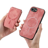 Retro Splitable Magnetic Stand Card Bag Leather Phone Case, For iPhone 17e / 16e, For iPhone 17 Pro Max, For iPhone 17 Pro, For iPhone 17, For iPhone Air, For iPhone 16 Pro Max, For iPhone 16 Pro, For iPhone 16 Plus