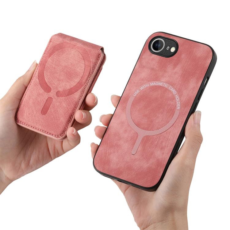 Retro Splitable Magnetic Stand Card Bag Leather Phone Case, For iPhone 17e / 16e, For iPhone 17 Pro Max, For iPhone 17 Pro, For iPhone 17, For iPhone Air, For iPhone 16 Pro Max, For iPhone 16 Pro, For iPhone 16 Plus