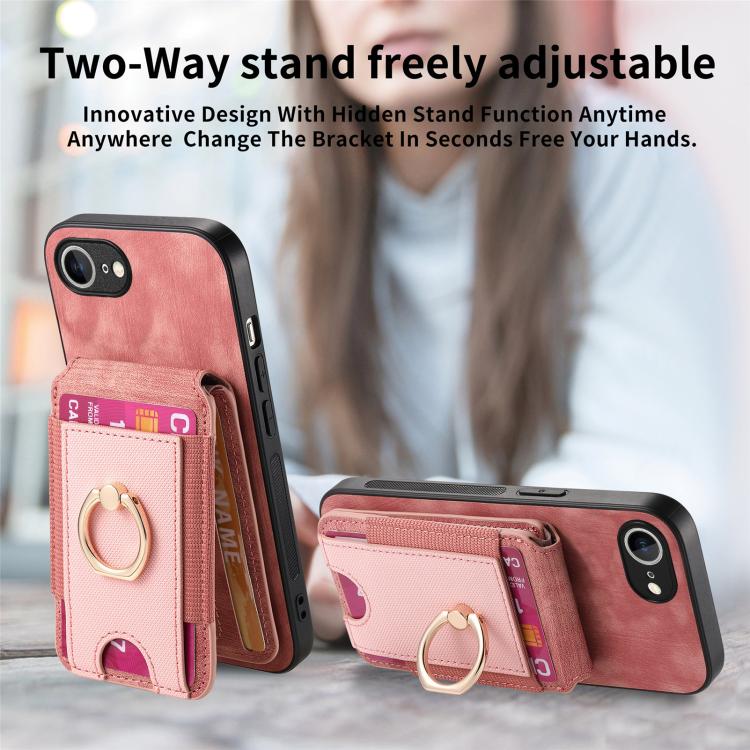 Retro Splitable Magnetic Stand Card Bag Leather Phone Case, For iPhone 17e / 16e, For iPhone 17 Pro Max, For iPhone 17 Pro, For iPhone 17, For iPhone Air, For iPhone 16 Pro Max, For iPhone 16 Pro, For iPhone 16 Plus