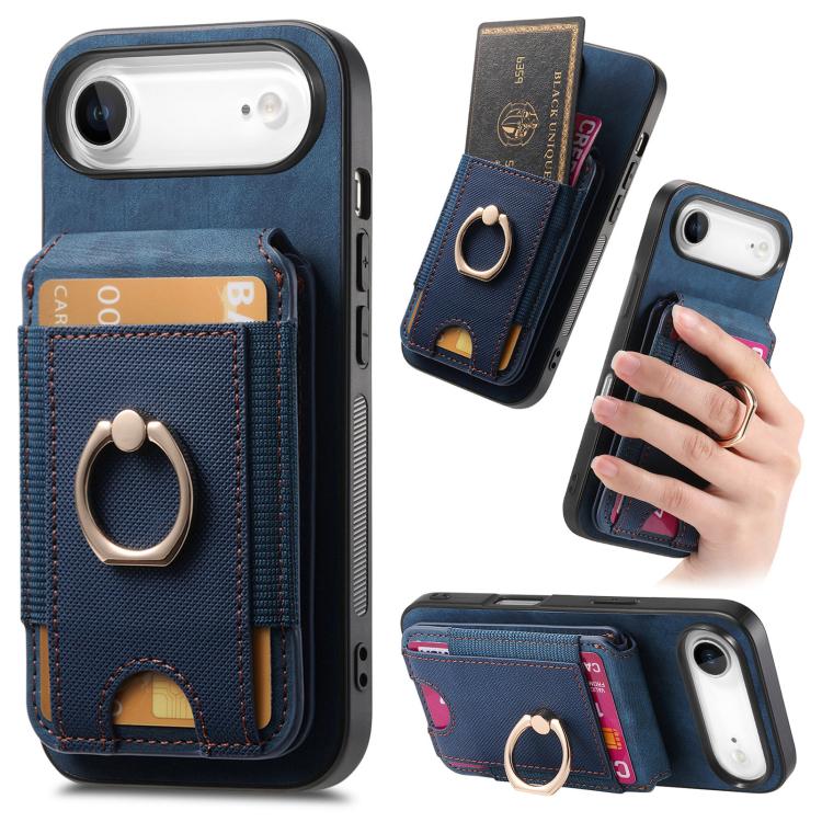 Retro Splitable Magnetic Stand Card Bag Leather Phone Case, For iPhone 17e / 16e, For iPhone 17 Pro Max, For iPhone 17 Pro, For iPhone 17, For iPhone Air, For iPhone 16 Pro Max, For iPhone 16 Pro, For iPhone 16 Plus