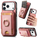 Retro Splitable Magnetic Stand Card Bag Leather Phone Case, For iPhone 17e / 16e, For iPhone 17 Pro Max, For iPhone 17 Pro, For iPhone 17, For iPhone Air, For iPhone 16 Pro Max, For iPhone 16 Pro, For iPhone 16 Plus