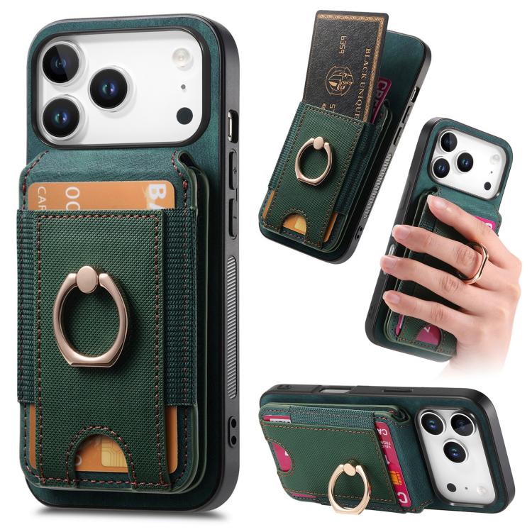 Retro Splitable Magnetic Stand Card Bag Leather Phone Case, For iPhone 17e / 16e, For iPhone 17 Pro Max, For iPhone 17 Pro, For iPhone 17, For iPhone Air, For iPhone 16 Pro Max, For iPhone 16 Pro, For iPhone 16 Plus