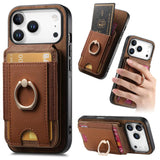 Retro Splitable Magnetic Stand Card Bag Leather Phone Case, For iPhone 17e / 16e, For iPhone 17 Pro Max, For iPhone 17 Pro, For iPhone 17, For iPhone Air, For iPhone 16 Pro Max, For iPhone 16 Pro, For iPhone 16 Plus