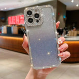 Diamond Gradient Glitter Plated TPU Phone Case, For iPhone 17e / 16e, For iPhone 17 Pro Max, For iPhone 17 Pro, For iPhone 17, For iPhone Air, For iPhone 16 Pro Max