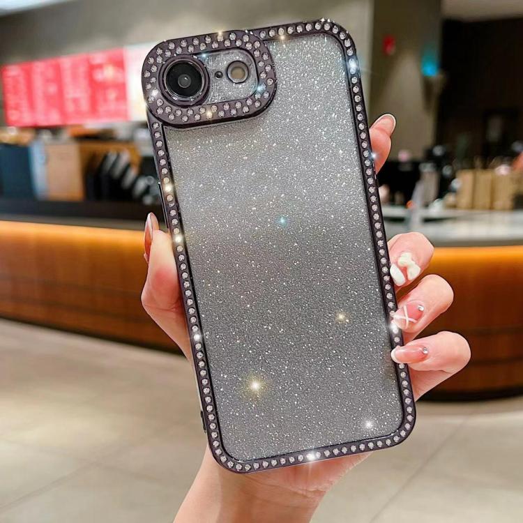 Diamond Gradient Glitter Plated TPU Phone Case, For iPhone 17e / 16e, For iPhone 17 Pro Max, For iPhone 17 Pro, For iPhone 17, For iPhone Air, For iPhone 16 Pro Max