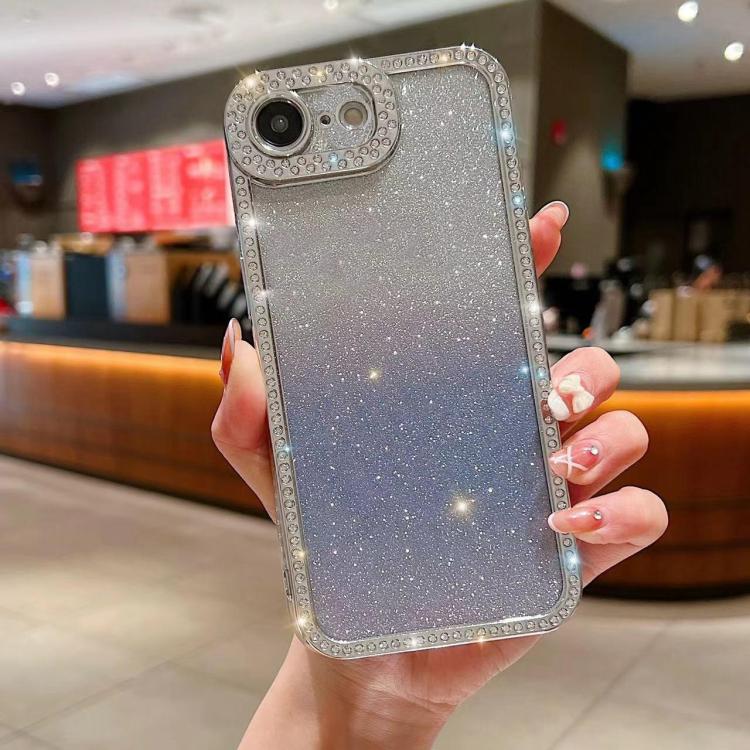 Diamond Gradient Glitter Plated TPU Phone Case, For iPhone 17e / 16e, For iPhone 17 Pro Max, For iPhone 17 Pro, For iPhone 17, For iPhone Air, For iPhone 16 Pro Max