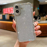 Diamond Gradient Glitter Plated TPU Phone Case, For iPhone 17 Pro Max, For iPhone 17 Pro, For iPhone 17, For iPhone Air, For iPhone 16 Pro Max, For iPhone 16 Pro