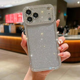 Diamond Gradient Glitter Plated TPU Phone Case, For iPhone 17 Pro Max, For iPhone 17 Pro, For iPhone 17, For iPhone Air, For iPhone 16 Pro Max, For iPhone 16 Pro