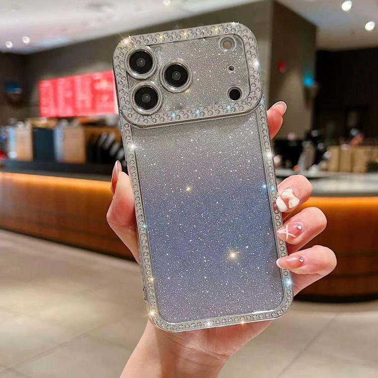 Diamond Gradient Glitter Plated TPU Phone Case, For iPhone 17 Pro Max, For iPhone 17 Pro, For iPhone 17, For iPhone Air, For iPhone 16 Pro Max, For iPhone 16 Pro