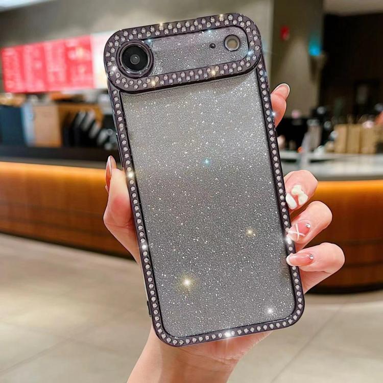 Diamond Gradient Glitter Plated TPU Phone Case, For iPhone 17 Pro Max, For iPhone 17 Pro, For iPhone 17, For iPhone Air, For iPhone 16 Pro Max, For iPhone 16 Pro