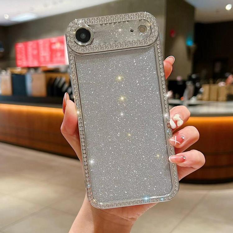 Diamond Gradient Glitter Plated TPU Phone Case, For iPhone 17 Pro Max, For iPhone 17 Pro, For iPhone 17, For iPhone Air, For iPhone 16 Pro Max, For iPhone 16 Pro