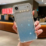 Diamond Gradient Glitter Plated TPU Phone Case, For iPhone 17e / 16e, For iPhone 17 Pro Max, For iPhone 17 Pro, For iPhone 17, For iPhone Air, For iPhone 16 Pro Max