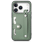 Wristband Kickstand Card Wallet Back Phone Case with Tool Knife, For iPhone 17 Pro Max, For iPhone 17 Pro, For iPhone 17, For iPhone Air, For iPhone 16 Pro Max, For iPhone 16 Pro, For iPhone 16 Plus, For iPhone 16