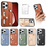 Wristband Kickstand Card Wallet Back Phone Case with Tool Knife, For iPhone 17 Pro Max, For iPhone 17 Pro, For iPhone 17, For iPhone Air, For iPhone 16 Pro Max, For iPhone 16 Pro, For iPhone 16 Plus, For iPhone 16