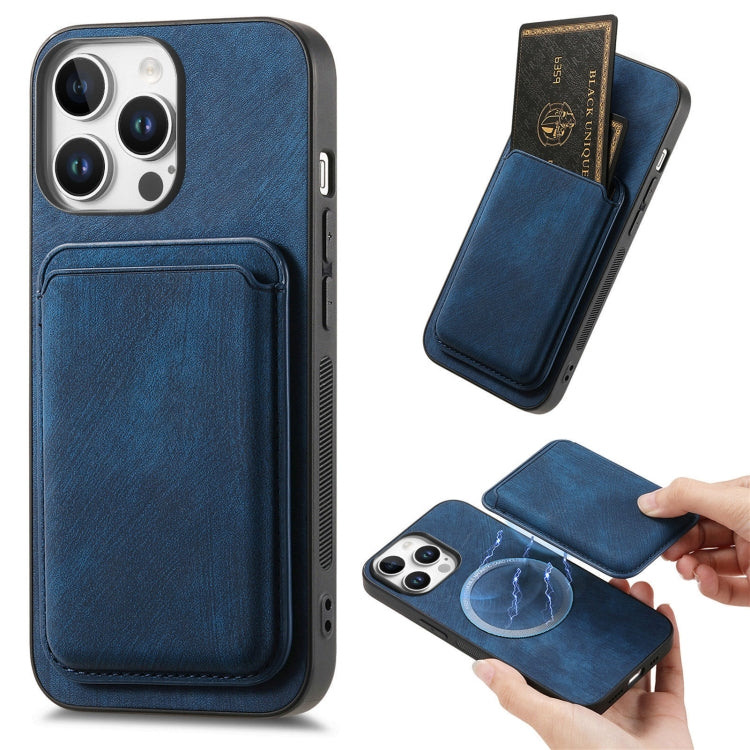 Retro Leather Card Bag Magnetic Phone Case, For iPhone 17e / 16e, For iPhone 17 Pro Max, For iPhone 17 Pro, For iPhone 17, For iPhone Air, For iPhone 16 Pro Max, For iPhone 16 Pro, For iPhone 16 Plus