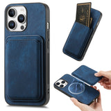 Retro Leather Card Bag Magnetic Phone Case, For iPhone 17e / 16e, For iPhone 17 Pro Max, For iPhone 17 Pro, For iPhone 17, For iPhone Air, For iPhone 16 Pro Max, For iPhone 16 Pro, For iPhone 16 Plus