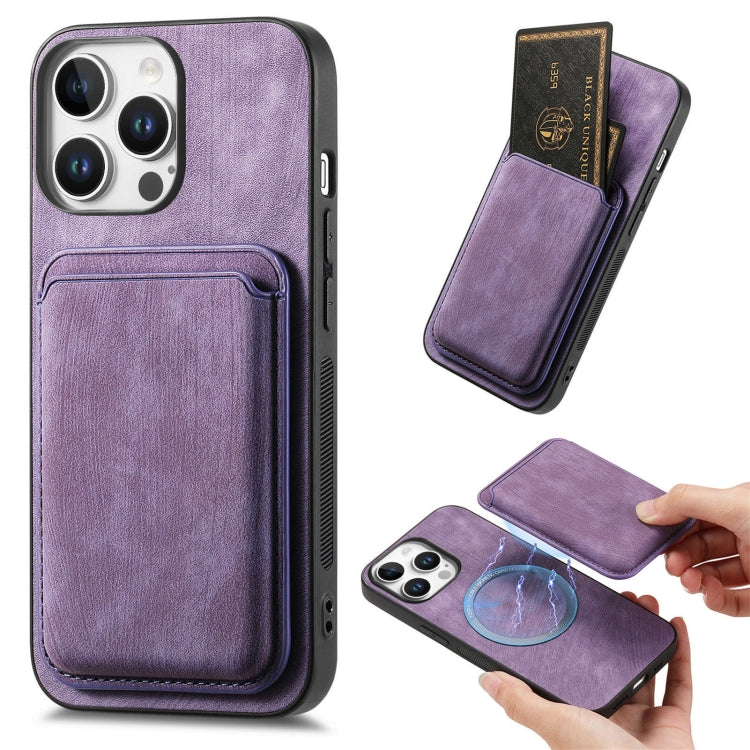 Retro Leather Card Bag Magnetic Phone Case, For iPhone 17e / 16e, For iPhone 17 Pro Max, For iPhone 17 Pro, For iPhone 17, For iPhone Air, For iPhone 16 Pro Max, For iPhone 16 Pro, For iPhone 16 Plus