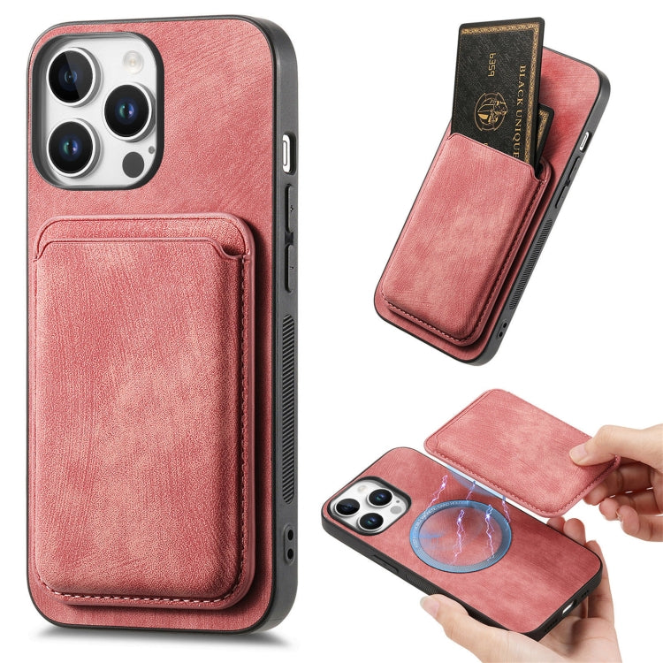 Retro Leather Card Bag Magnetic Phone Case, For iPhone 17e / 16e, For iPhone 17 Pro Max, For iPhone 17 Pro, For iPhone 17, For iPhone Air, For iPhone 16 Pro Max, For iPhone 16 Pro, For iPhone 16 Plus