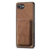 Retro Leather Card Bag Magnetic Phone Case, For iPhone 17e / 16e, For iPhone 17 Pro Max, For iPhone 17 Pro, For iPhone 17, For iPhone Air, For iPhone 16 Pro Max, For iPhone 16 Pro, For iPhone 16 Plus