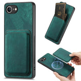 Retro Leather Card Bag Magnetic Phone Case, For iPhone 17e / 16e, For iPhone 17 Pro Max, For iPhone 17 Pro, For iPhone 17, For iPhone Air, For iPhone 16 Pro Max, For iPhone 16 Pro, For iPhone 16 Plus