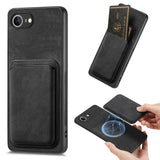 Retro Leather Card Bag Magnetic Phone Case, For iPhone 17e / 16e, For iPhone 17 Pro Max, For iPhone 17 Pro, For iPhone 17, For iPhone Air, For iPhone 16 Pro Max, For iPhone 16 Pro, For iPhone 16 Plus