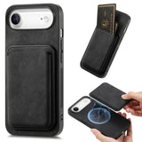 Retro Leather Card Bag Magnetic Phone Case, For iPhone 17e / 16e, For iPhone 17 Pro Max, For iPhone 17 Pro, For iPhone 17, For iPhone Air, For iPhone 16 Pro Max, For iPhone 16 Pro, For iPhone 16 Plus