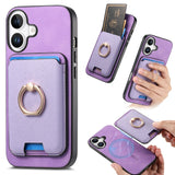Retro Cross Leather Card Bag MagSafe Phone Case, For iPhone 16 Plus, For iPhone 16, For iPhone 15 Pro Max, For iPhone 15 Pro, For iPhone 15 Plus, For iPhone 15