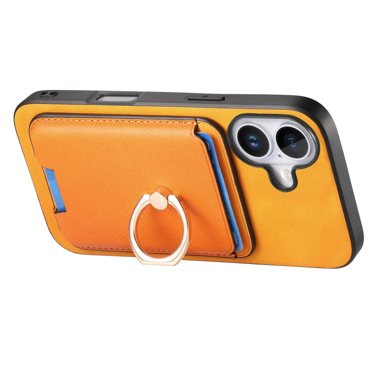 Retro Cross Leather Card Bag MagSafe Phone Case, For iPhone 16 Plus, For iPhone 16, For iPhone 15 Pro Max, For iPhone 15 Pro, For iPhone 15 Plus, For iPhone 15