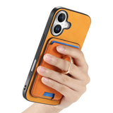 Retro Cross Leather Card Bag MagSafe Phone Case, For iPhone 16 Plus, For iPhone 16, For iPhone 15 Pro Max, For iPhone 15 Pro, For iPhone 15 Plus, For iPhone 15