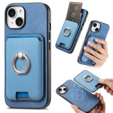 Retro Cross Leather Card Bag MagSafe Phone Case, For iPhone 16 Plus, For iPhone 16, For iPhone 15 Pro Max, For iPhone 15 Pro, For iPhone 15 Plus, For iPhone 15