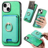 Retro Cross Leather Card Bag MagSafe Phone Case, For iPhone 13, For iPhone 12, For iPhone 12 Pro Max, For iPhone 12 Pro, For iPhone 11 Pro Max, For iPhone 11
