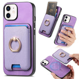Retro Cross Leather Card Bag MagSafe Phone Case, For iPhone 13, For iPhone 12, For iPhone 12 Pro Max, For iPhone 12 Pro, For iPhone 11 Pro Max, For iPhone 11