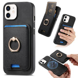 Retro Cross Leather Card Bag MagSafe Phone Case, For iPhone 13, For iPhone 12, For iPhone 12 Pro Max, For iPhone 12 Pro, For iPhone 11 Pro Max, For iPhone 11