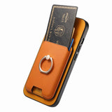 Retro Cross Leather Card Bag MagSafe Phone Case, For iPhone 11 Pro