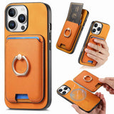 Retro Cross Leather Card Bag MagSafe Phone Case, For iPhone 13, For iPhone 12, For iPhone 12 Pro Max, For iPhone 12 Pro, For iPhone 11 Pro Max, For iPhone 11