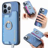Retro Magsafe Cross Leather Ring Holder Card Bag Phone Case, For iPhone 15 Pro max, For iPhone 15 Pro, For iPhone 15 Plus, For iPhone 15, For iPhone 14 Plus, For iPhone 14