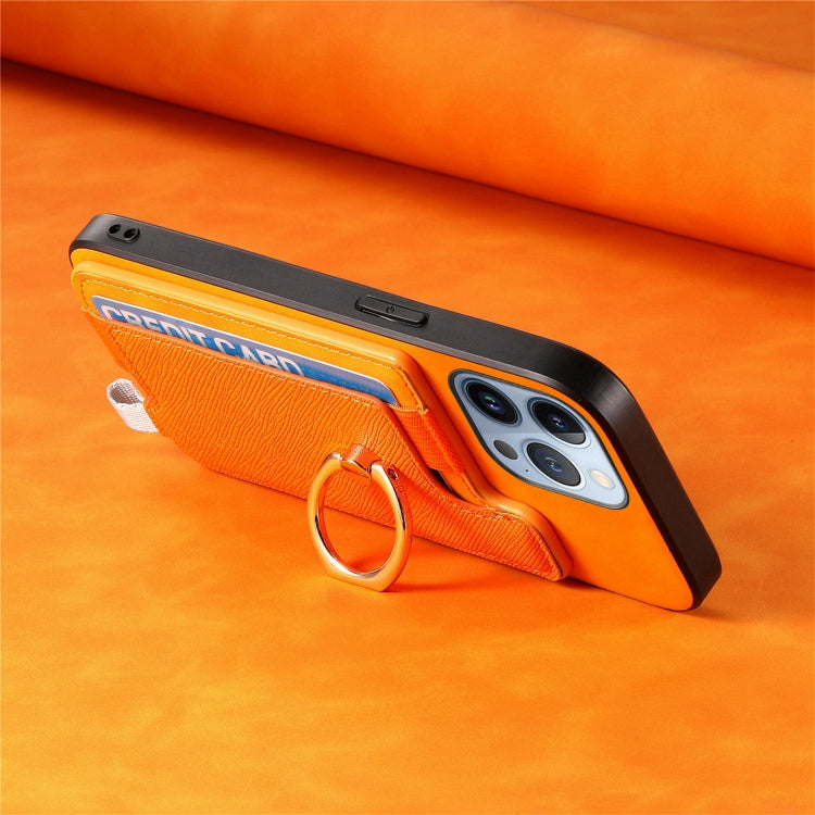 Retro Magsafe Cross Leather Ring Holder Card Bag Phone Case, For iPhone 15 Pro max, For iPhone 15 Pro, For iPhone 15 Plus, For iPhone 15, For iPhone 14 Plus, For iPhone 14