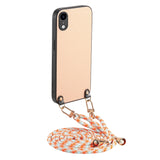 Carbon Fiber Texture Leather Back Phone Case with Crossbody Strap, For iPhone 11, For iPhone 11 Pro, For iPhone X / XS, For iPhone XR, For iPhone XS Max, For iPhone 7 Plus / 8 Plus, For iPhone 6 Plus / 6s Plus, For iPhone 6 / 6s