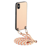 Carbon Fiber Texture Leather Back Phone Case with Crossbody Strap, For iPhone 11, For iPhone 11 Pro, For iPhone X / XS, For iPhone XR, For iPhone XS Max, For iPhone 7 Plus / 8 Plus, For iPhone 6 Plus / 6s Plus, For iPhone 6 / 6s