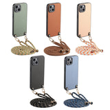 Carbon Fiber Texture Leather Back Phone Case with Crossbody Strap, For iPhone 11, For iPhone 11 Pro, For iPhone X / XS, For iPhone XR, For iPhone XS Max, For iPhone 7 Plus / 8 Plus, For iPhone 6 Plus / 6s Plus, For iPhone 6 / 6s