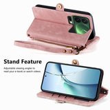 Geometric Zipper Wallet Side Buckle Leather Phone Case, For Xiaomi 17 Pro Max, For Xiaomi 17 Pro, For Xiaomi 17, For Xiaomi Poco M7 4G 169mm, For Redmi 15C 5G / 4G Glodal 171mm, For Xiaomi 15T Pro, For Xiaomi 15T, For Redmi Note 14 4G 164.84mm