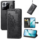 Mandala Flower Embossed Leather Phone Case, For Xiaomi 15T Pro, For Xiaomi 15T, For Xiaomi 15 Ultra, For Redmi Turbo 4, For Xiaomi Poco X7 Pro, For Xiaomi 15 Pro, For Xiaomi 15, For Xiaomi Redmi Note 14 5G
