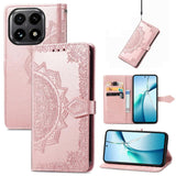 Mandala Flower Embossed Leather Phone Case, For Xiaomi 15T Pro, For Xiaomi 15T, For Xiaomi 15 Ultra, For Redmi Turbo 4, For Xiaomi Poco X7 Pro, For Xiaomi 15 Pro, For Xiaomi 15, For Xiaomi Redmi Note 14 5G
